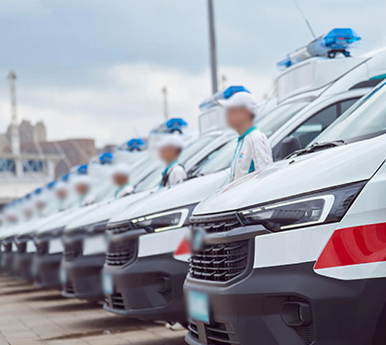 洛扎县服务车队展示